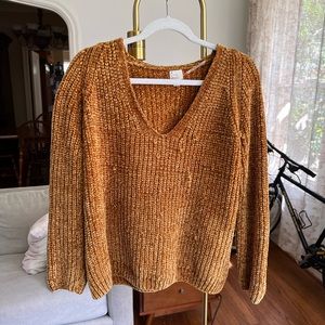 A New Day sweater - golden yellow